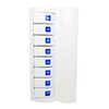 Marine Boat White Switch Panel 8 Gang Blue LED Indicator