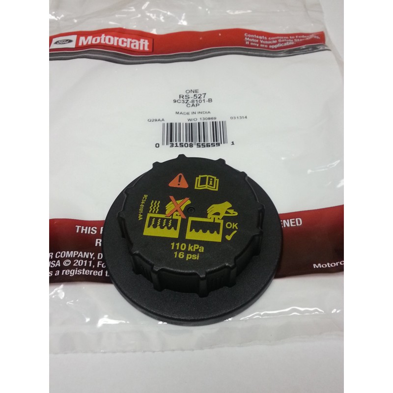 Genuine Ford (9C3Z-8101-B) Radiator Cap with Pressure Relief