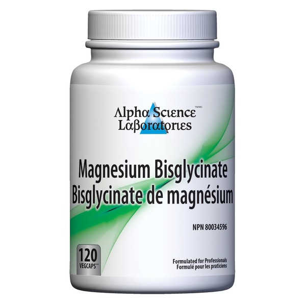 Alpha Science Magnesium BisGlycinate 120 Capsules