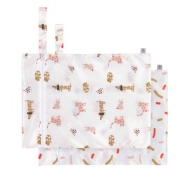 LÄSSIG Reusable Wet Bag 2 Pieces/Wet Bag Little Mateys Spicy Orange