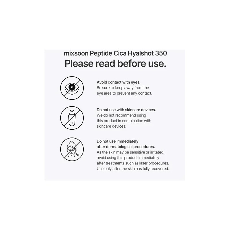 Serum Peptide Cica Hyalshot 350 30ml Mixsoon Todo Tipo De