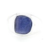 Natural Cluster Tanzanite 925 Solid Sterling Silver Men's Ring Size