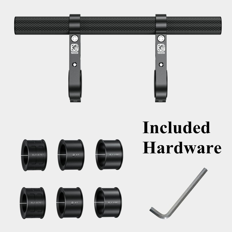 BRCOVAN Carbon Fiber Handlebar Extender Extensions with Alumiunm Alloy Clamp