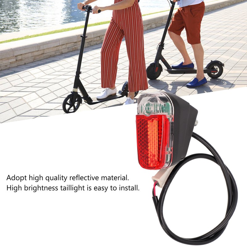 Electric Scooter Rear Tail Light with Dirtboard for Ninebot MAX