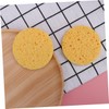 SAFIGLE 12pcs Natural Cellulose Face Scrub Puff for Deep Cleaning