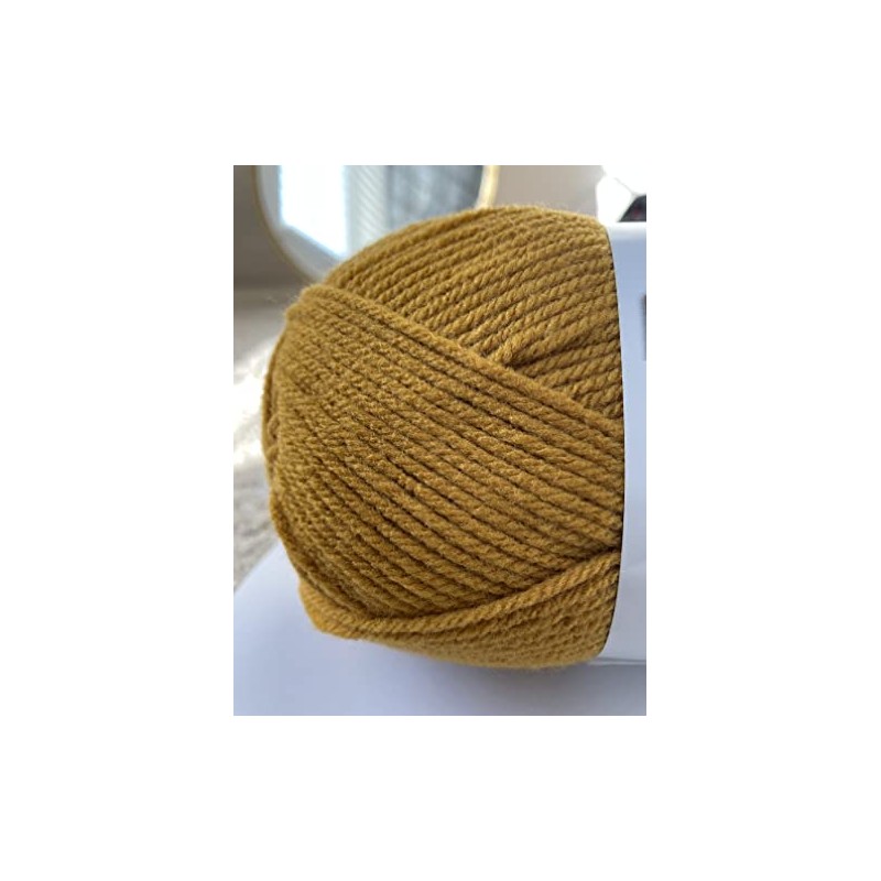 Impeccable Yarn, Solid Yarn, 4.5 oz in Gold by Loops