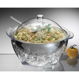 Prodyne BOWL, ICED Salad-4 Qt, Off-white