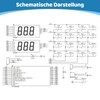 DONGKER DIY Soldering Exercise Set, 6 Digits Soldering Project Kit,