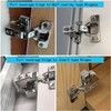ITROLLE 4PCS Cabinet Hinge Spacer, Concealed Cabinet Cup Hinge, Half