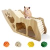 Guinea Pig Hideout Sturdy Wooden Hamster Hideout Guinea Pig House
