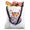 Space Flowers Hamster Hamsters Tote Bag