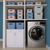 Glad Storage Baskets with Lids - Set of 4 Stackable
