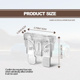 20Pcs 25 Amp Standard Car Fuses, Automotive Replacement Fuses (ATO/APR/ATS), Mini Blade Style Fuses Compatible with RV, Automotive, Trucks, Motorcycle, Camper, SUV, Boat(25 AMP/32V)