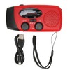 Hand Crank Radio Portable Self Powered Solar Weather Radio with