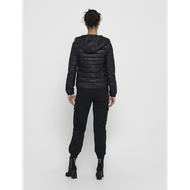 ONLY Female Quilted Jacket, Onltahoe Quilted Jacket, Black (Black)