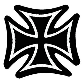 Doktor Hardstuff Iron Cross Patch | 1779, multicoloured