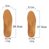 Orthotic Shock Absorbing Shoe Insoles With Longitudinal And Transverse Arch