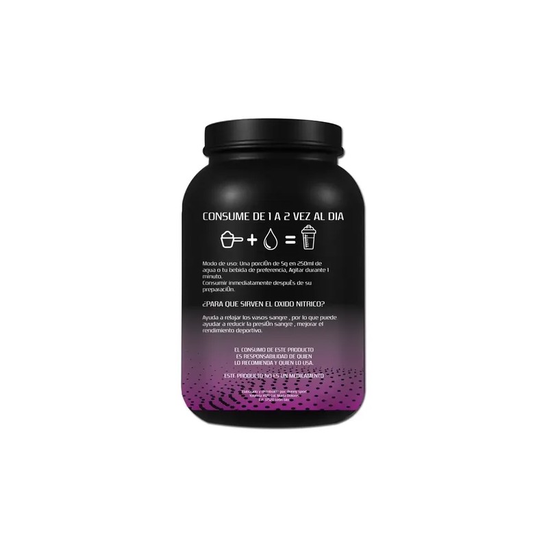 Óxido Nítrico Fast Suplement 1kg 200 Serv Varios Pre Entreno