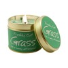 Lily Flame Cut Grass Tin, Green, l x 7.7cm w