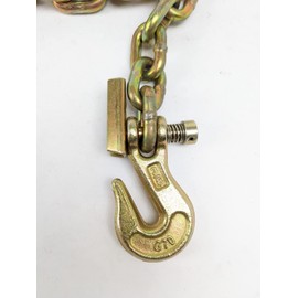 AutoHauler Supply 3/8 inch Grade 70 Alloy Steel Clevis Grab Hook with Spring-Loaded Safety Locking Latch