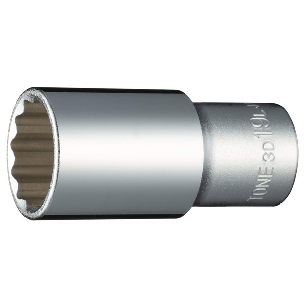 Tone HP3D-19L Deep Socket (12 Square) Drive Angle 0.3 inch