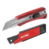 HAUTMEC 25mm Utility Knife Set, Heavy Duty Auto-Lock, Retractable Box