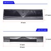 JUYO VONSAN 18 inch Baseboard Register Vent Cover Grill Black