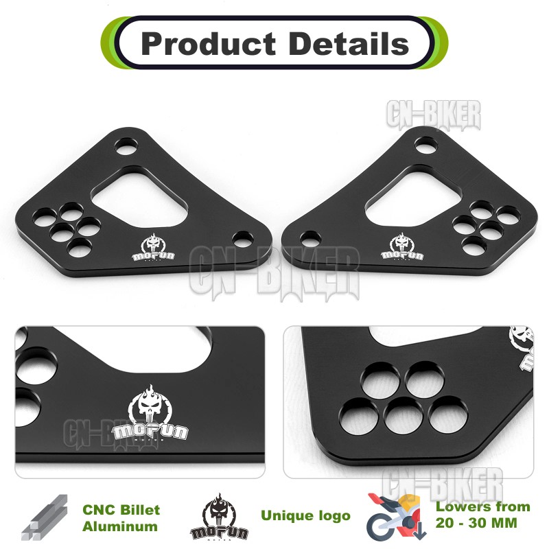 CB Drop Lowering Links Kit For 2011-2025 Suzuki GSXR 600