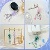 WEWAYSMILE Cute Blue Jellyfish Keychains for Women Acrylic with Bow