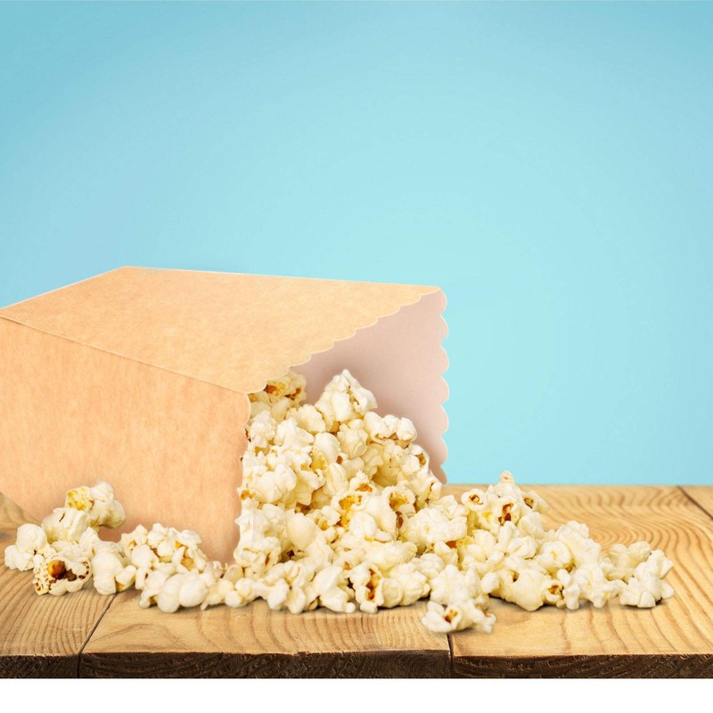 HOZEON 50 PCS 20 Ounces Paper Popcorn Boxes, Contenedores de
