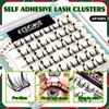 BERSHNOR Glueless Lash Clusters with Tree-Shaped Self Adhesive Eyelashes Press
