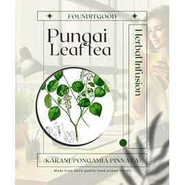 FounditGood Pungai Leaf Tea | Pure Pongamia Pinnata – Skin Care, Metabolic & Joint Health Support, Comprehensive Wellness | 100% Natural Herbal Tea | 60 Dip Tea bags