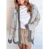 Sidefeel Womens Striped Cardigan 2025 Casual Long Sleeve Open Front