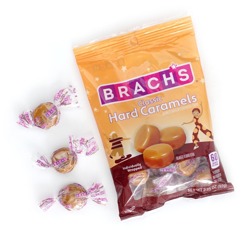 Classic Hard Caramels, 3.25 oz Bags (3 Pack), Individually Wrapped
