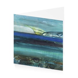 Royal Academy Barbara Rae Seascape Art Greeting Card (15 x 15 cm)