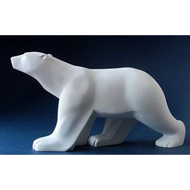 Polar Bear in Stride Ours Blanc by Francois Pompon Large
