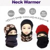 Double-Knit Neck Warmer / Beanie / Hat / Scarf with Adjustable Strap Solid Navy 10ea