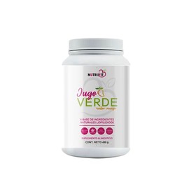 Nutriifit  Jugo verde en polvo  base de ingredientes naturales  Orgnico  Contenido 450 gramosrinde para 30 porciones                                  