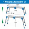 Loyoda Work Platform 500 Lbs Capacity,Height Adjustment Step Stool,Foldable Step