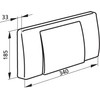 CORNAT APV100 Operating Plate Front White