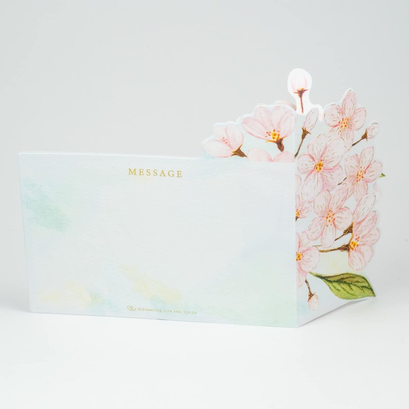 Greeting Life Cherry Blossom Card Pop Up Somayoshino LY-29