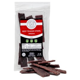 Good Fod Foods Tender Beef Jerky Steak Strips – Low FODMAP, Keto Snacks, Gluten-Free, Sugar-Free Jerky, No Nitrites, No Nitrates, 100% USA Beef (3 Ounce, Original)