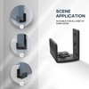 EaseLife Sliding Barn Door Bottom Floor Guide,U Shape,Flexible Adjustable Fit