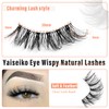 Wispy Eyelashes Fluffy False Eyelash Natural Look Wispy Clear Band