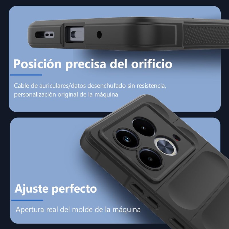 QWYJ Funda para Infinix Note 40 5G Case Uso Rudo,