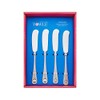 Towle Living Antigua Frost Spreaders, Set Of 4, Stainless Steel