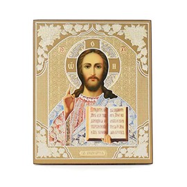 NKlaus Jesus Christ 11361 Wooden Icon 10 x 12 cm Christian Orthodox