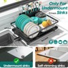 MERRYBOX Dish Drying Rack Large Capacity 2 Tier Dish Drying