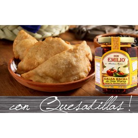 3 pack Salsas "Machas" Don Emilio 9 oz each (Morita Chilli), HOT, made in México