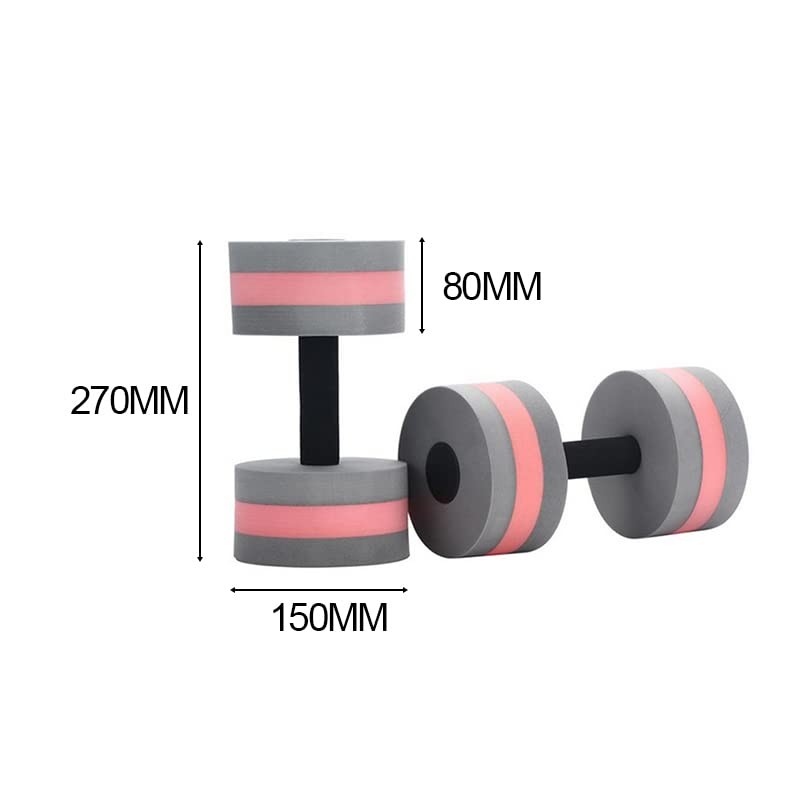 Aquatic Exercise Dumbbells for Water Aerobics, Foam Barbells, Pool Fitness